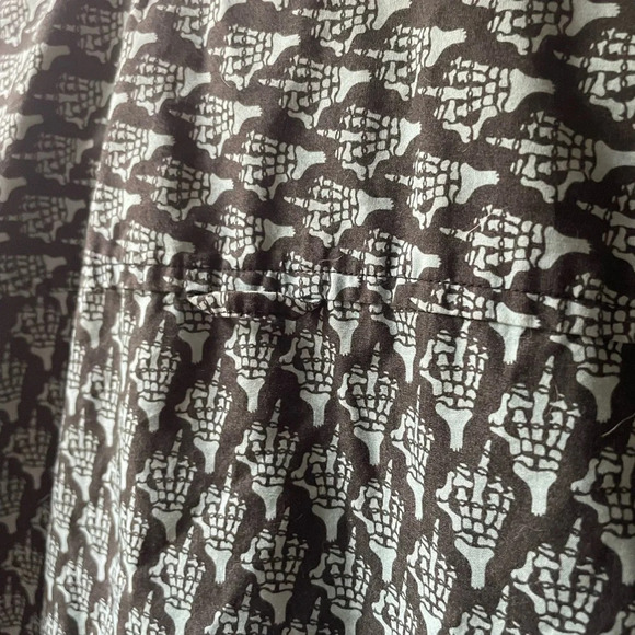 Devils Harvest Men’s Short Sleeve 100% Cotton Button Down Shirt Size Medium - Picture 8 of 9